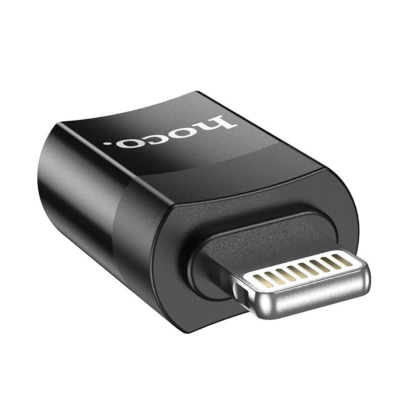 Adapter Hoco UA17 Lightning to Type-C must цена и информация | USB jagajad, adapterid | kaup24.ee