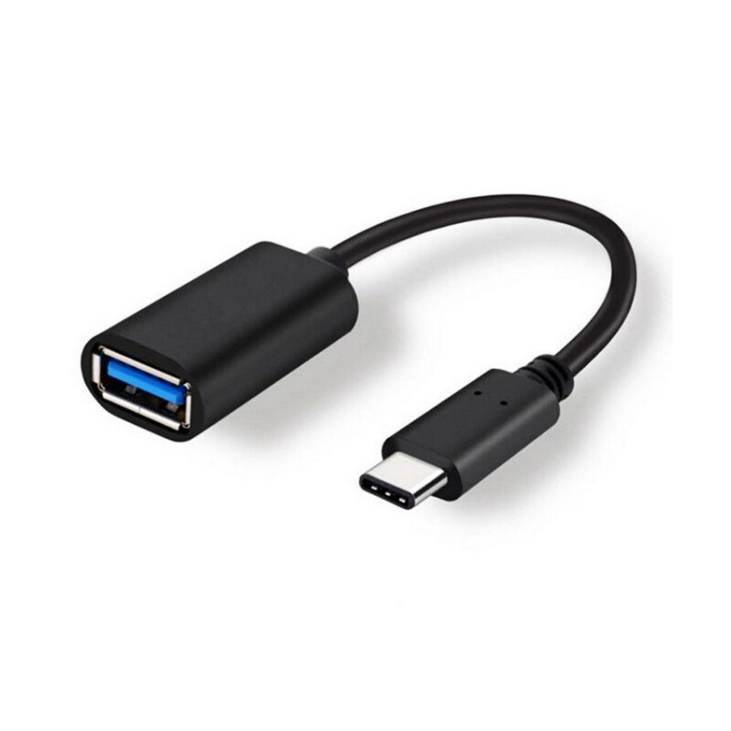 Adapter alates Type-C kuni USB (OTG) must hind ja info | USB jagajad, adapterid | kaup24.ee