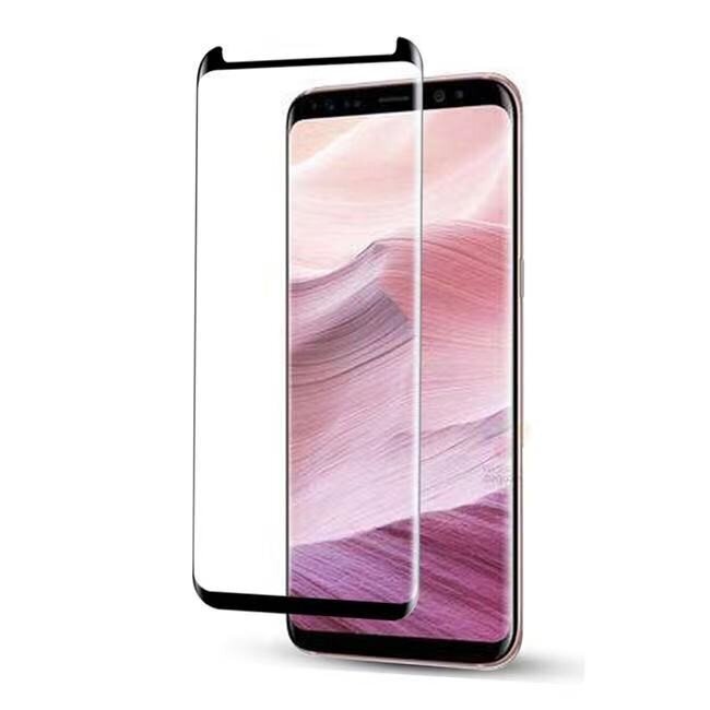 LCD kaitsev karastatud klaas Adpo 3D Samsung S916 S23 Plus 5G kumer must цена и информация | Ekraani kaitsekiled | kaup24.ee