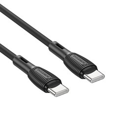 USB кабель Borofone BX86 Advantage PD Type-C на Lightning 1.0m черный цена и информация | Кабели для телефонов | kaup24.ee