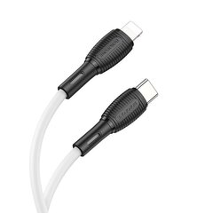USB кабель Borofone BX86 Advantage PD Type-C на Lightning 1.0m белый цена и информация | Кабели для телефонов | kaup24.ee