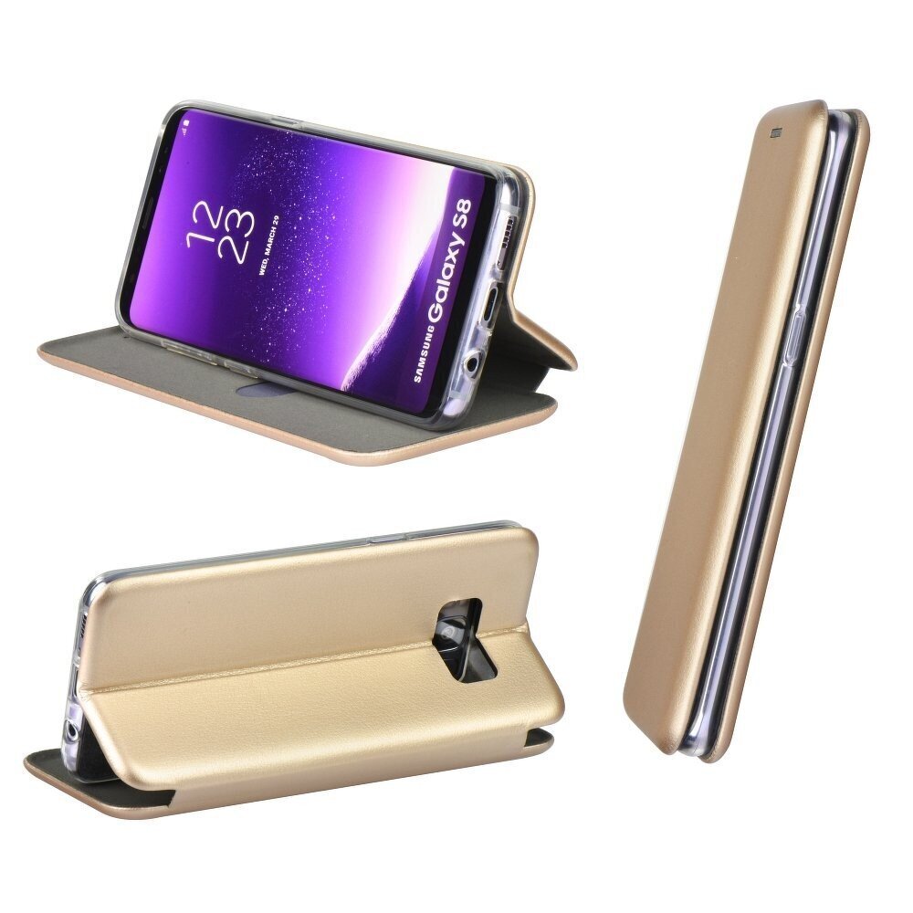 Telefoniümbris Book Elegance Xiaomi Redmi Note 12 kuldvärv цена и информация | Telefoni kaaned, ümbrised | kaup24.ee