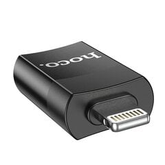 <p>Адаптер Hoco UA17 Lightning to USB-A черный</p>
 цена и информация | Адаптер Aten Video Splitter 2 port 450MHz | kaup24.ee