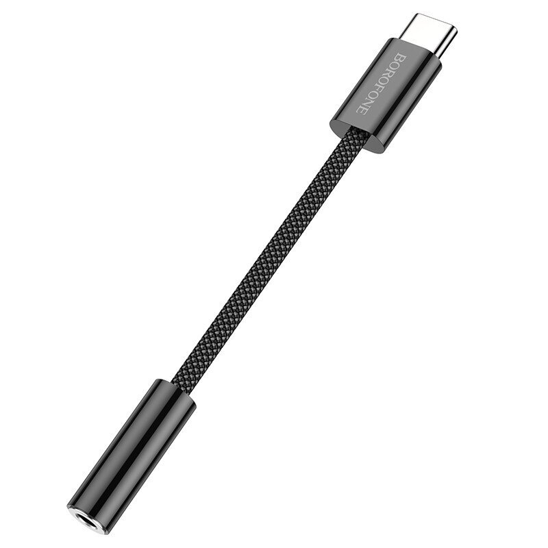 Audio adapter Borofone BV15 Type-C to 3.5mm must цена и информация | USB jagajad, adapterid | kaup24.ee