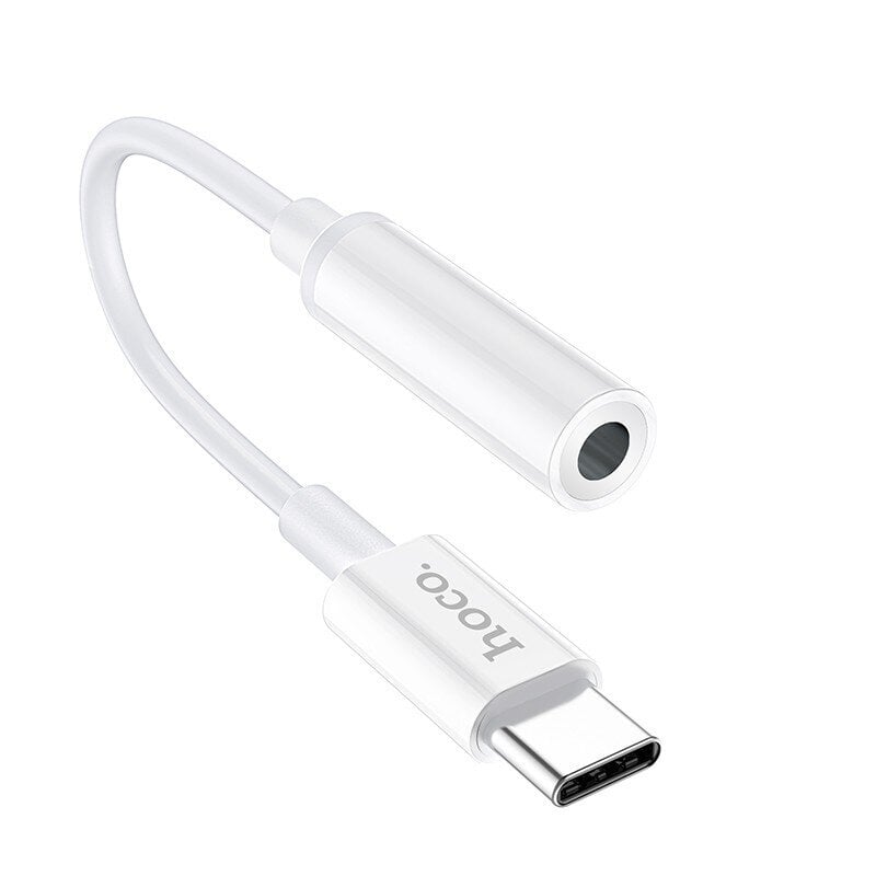 Audio adapter Hoco LS30 Type-C to 3.5mm valge цена и информация | USB jagajad, adapterid | kaup24.ee
