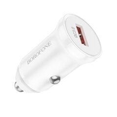 Автомобильная зарядка Borofone BZ18 Quick Charge 3.0 18W + MicroUSB черная цена и информация | Зарядные устройства для телефонов | kaup24.ee