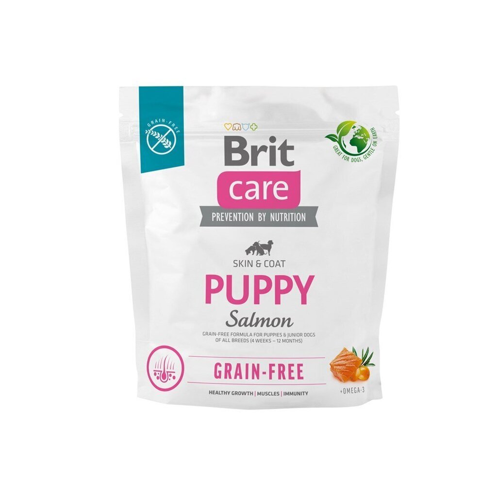 BritCare Grain-free kuivtoit igat tõugu kutsikatele ja noortele koertele, 1 kg hind ja info | Kuivtoit koertele | kaup24.ee
