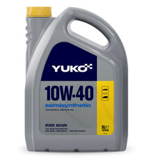 Масло моторное полусинтетическое Yuko Semisynthetic, 10W-40, 5л цена и информация | Моторные масла | kaup24.ee