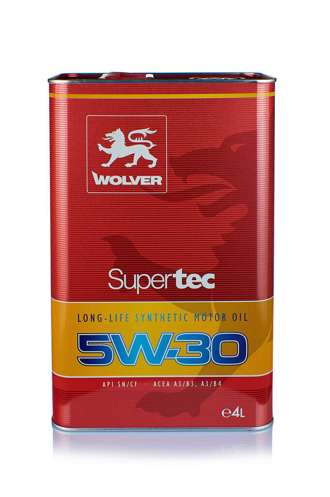 Wolver SuperTec sünteetiline mootoriõli. 5W-30, 4L цена и информация | Mootoriõlid | kaup24.ee