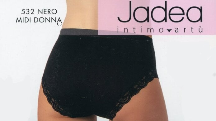 Naiste aluspüksid Jadea slip midi art.532 nero hind ja info | Naiste aluspüksid | kaup24.ee