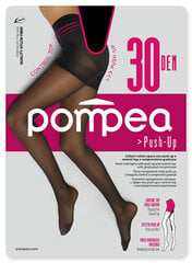 Naiste sukkpüksid Pompea Push Up Nero, 30 DEN hind ja info | Sukkpüksid | kaup24.ee