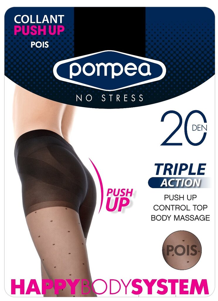 Naiste sukkpüksid Pompea HBS Triple Action Black, 20 DEN hind ja info | Sukkpüksid | kaup24.ee