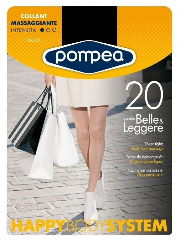 Naiste sukkpüksid Pompea HBS Velati Sheer Black, 20 DEN hind ja info | Sukkpüksid | kaup24.ee