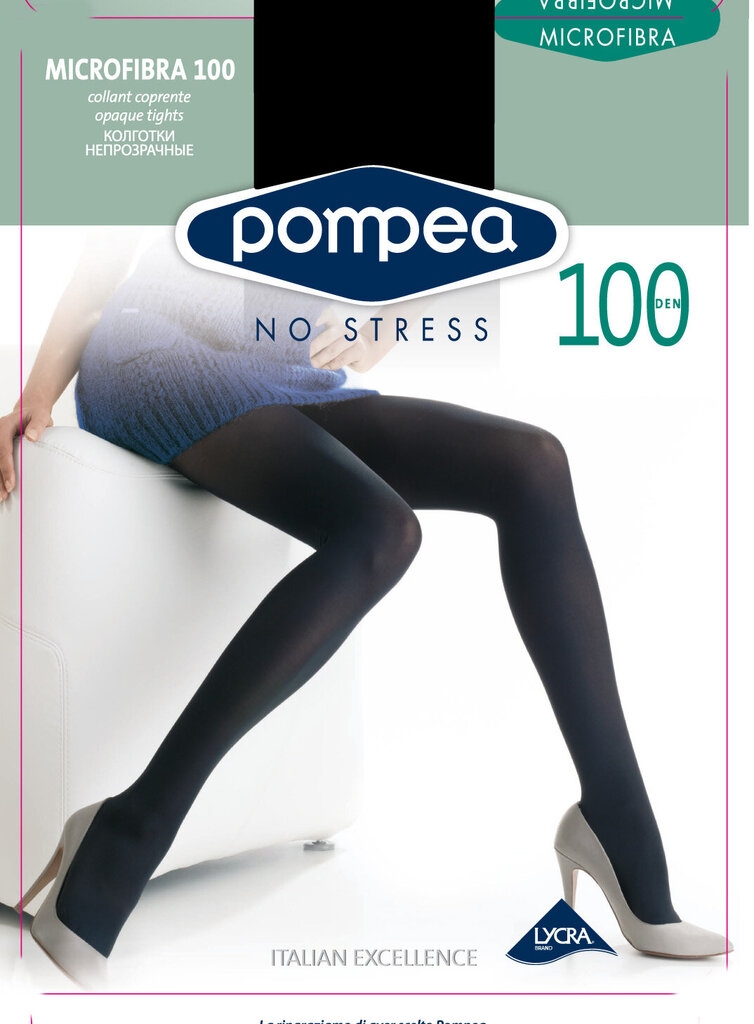 Naiste sukkpüksid Pompea Microfibra Grigio, 100 DEN цена и информация | Sukkpüksid | kaup24.ee