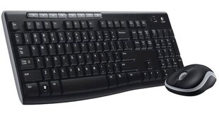 Klaviatuur + hiir Logitech Wireless Combo MK270 (920-004511) hind ja info | Klaviatuurid | kaup24.ee