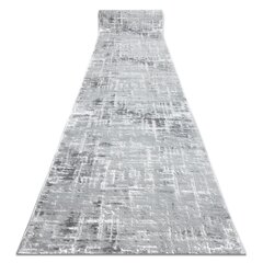 Rugsx ковровая дорожка Mefe B400, серая, 60 см цена и информация | Ковры | kaup24.ee