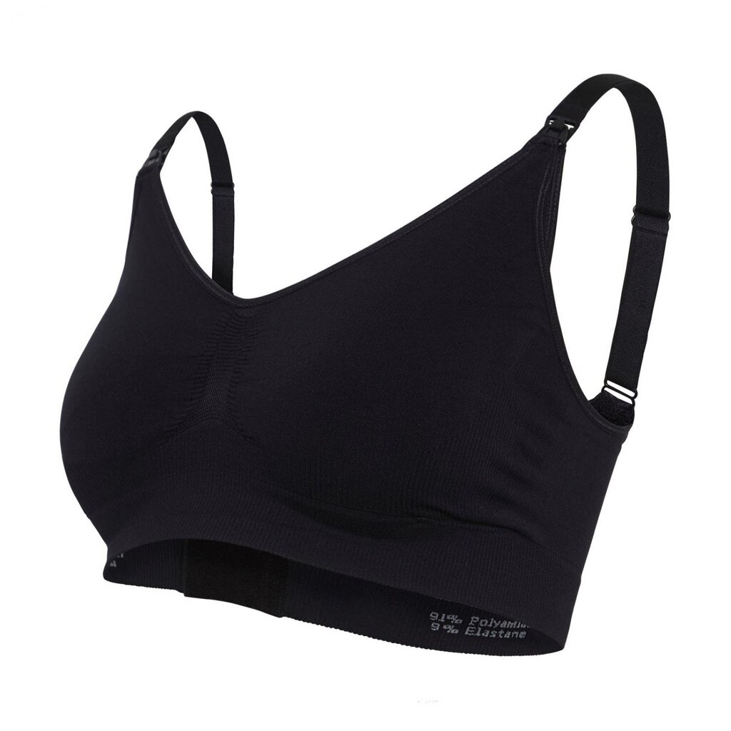 Carriwell Padded Maternity And Nursing Bra Black