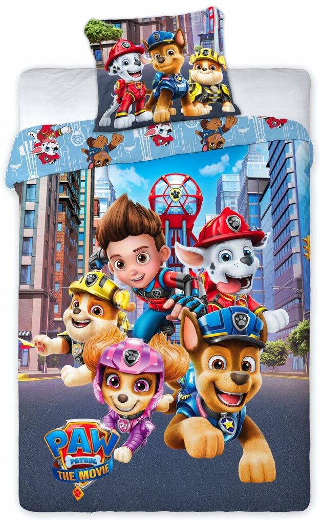 Laste voodipesu komplekt Paw Patrol 160x200, 2 tk. hind ja info | Beebide ja laste voodipesu | kaup24.ee