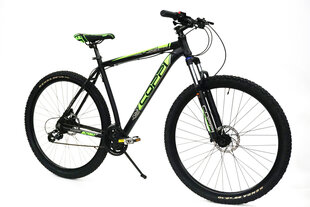 MTB jalgratas 27,5" F:51 must/roheline hind ja info | Jalgrattad | kaup24.ee