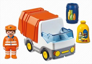 Контруктор Playset Playmobil 1,2,3 Garbage Truck 6774 цена и информация | Конструкторы и кубики | kaup24.ee