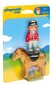 6973 PLAYMOBIL® 1.2.3 Hobune ratsutajaga hind ja info | Klotsid ja konstruktorid | kaup24.ee