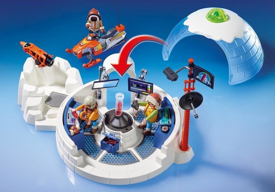 9055 PLAYMOBIL® Action Arktika ekspeditsiooni jaam цена и информация | Klotsid ja konstruktorid | kaup24.ee