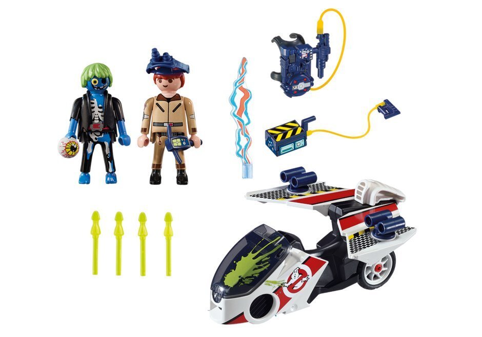 9388 PLAYMOBIL® The Real Ghostbusters Stantz ja lendav mootorratas цена и информация | Klotsid ja konstruktorid | kaup24.ee