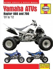 Yamaha Raptor 660 & 700 ATVs (01 - 12) hind ja info | Reisiraamatud, reisijuhid | kaup24.ee