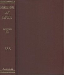 International Law Reports: Volume 188 hind ja info | Majandusalased raamatud | kaup24.ee