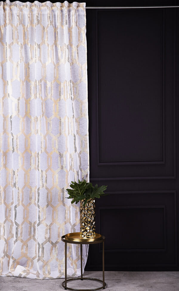 Kardin Royal Chic Gold Light, 140x270 cm hind ja info | Kardinad | kaup24.ee