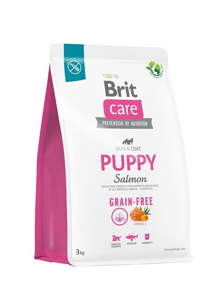 BritCare Grain-free kuivtoit igat tõugu kutsikatele ja noortele koertele, 3 kg hind ja info | Kuivtoit koertele | kaup24.ee