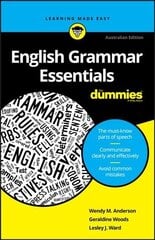 English Grammar Essentials For Dummies Aus Edition Australian Edition hind ja info | Võõrkeele õppematerjalid | kaup24.ee