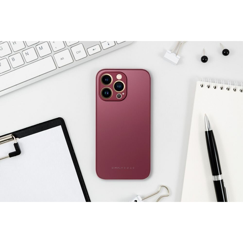 Telefoniümbris Roar Matte Glass - iPhone 14 Pro Max, punane hind ja info | Telefoni kaaned, ümbrised | kaup24.ee