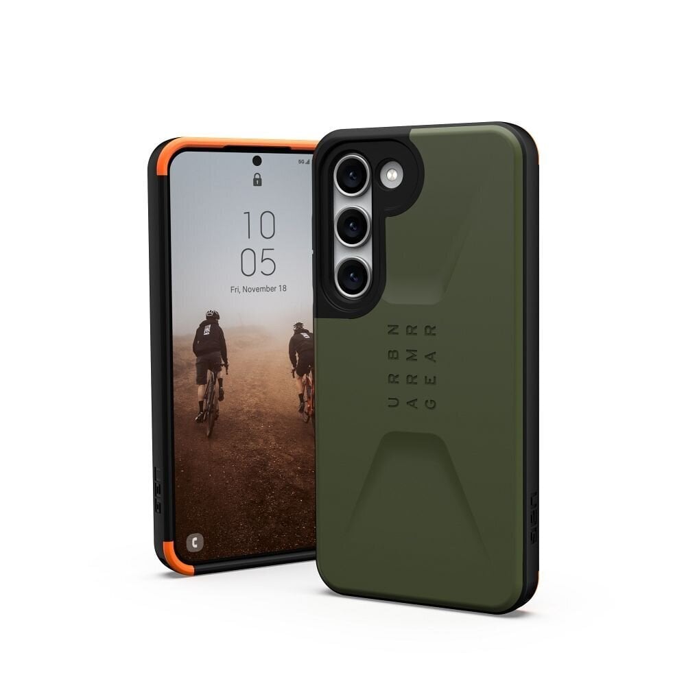 Uag - Urban Armor Gear Civilian - Samsung Galaxy S23 5G, roheline цена и информация | Telefoni kaaned, ümbrised | kaup24.ee