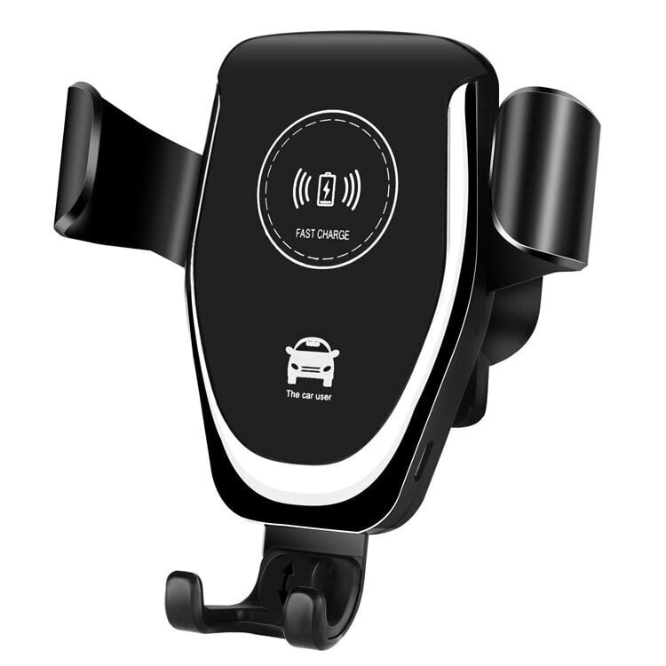 2in1 telefonihoidja ja juhtmevaba laadija; Autotelefoni hoidik ja juhtmeta laadija; Car phone holder and charger, LIVMAN D-01 цена и информация | Mobiiltelefonide hoidjad | kaup24.ee