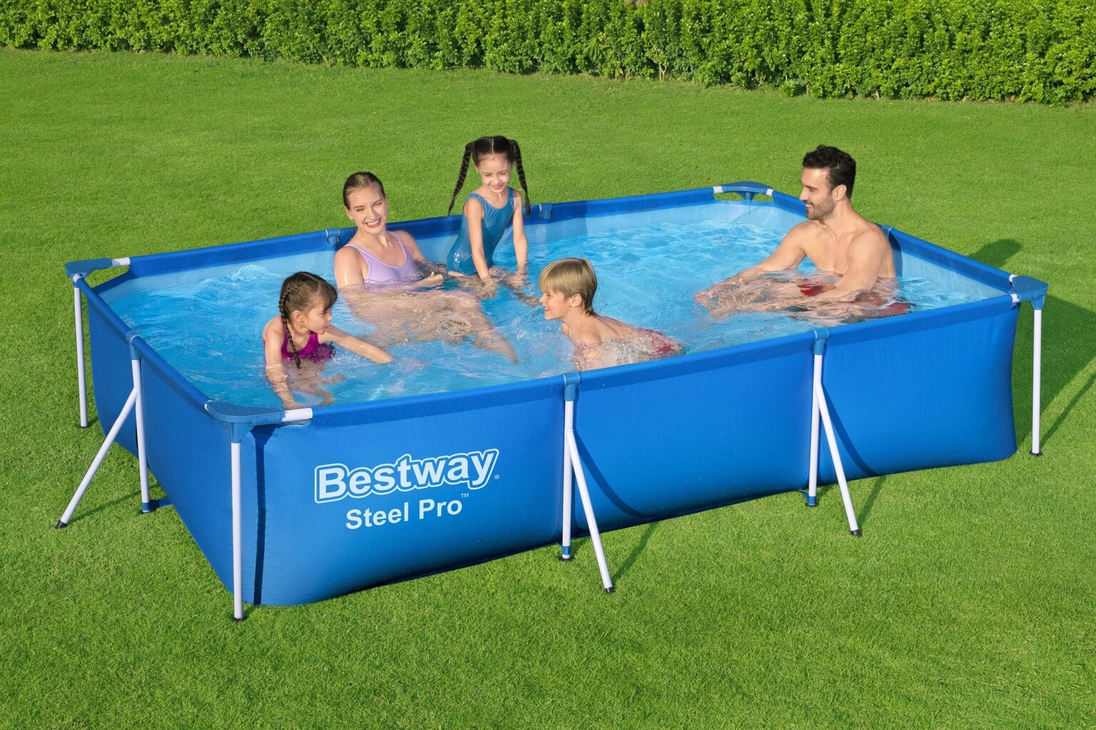 Bassein Bestway Steel Pro, 300cm x 201cm x 66cm цена и информация | Basseinid | kaup24.ee