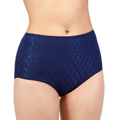 Naiste kõrge vöökohaga aluspüksid, 2 tükki, sinine hind ja info | Naiste aluspüksid | kaup24.ee