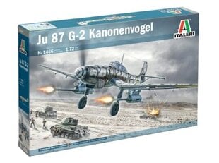 Ju 87 G-2 Kanonenvogel 1:72 ITALERI 1466 цена и информация | Коллекционные модели автомобилей | kaup24.ee