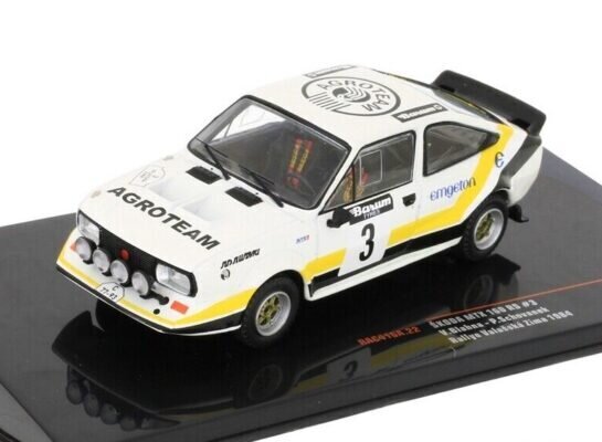 Skoda MTX 160 RS Valasska Zima Rallye 1984 V.Blahna/P.Schovanek 1:43 IXO RAC416A цена и информация | Mudelautode kollektsioneerimine | kaup24.ee