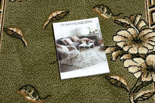 Rugsx ковровая дорожка BCF Trio, зелёная, 60 см цена и информация | Ковры | kaup24.ee