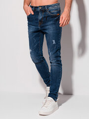 джинсы p1300 - темно-синий цена и информация | Мужские джинсы | kaup24.ee