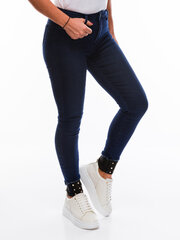 джинсы plr206 - темно-синие цена и информация | Женские тканевые брюки с поясом, синие | kaup24.ee