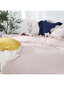 Tepitud voodikate Ruffy A545 - roosa puuder hind ja info | Voodikatted, pleedid | kaup24.ee