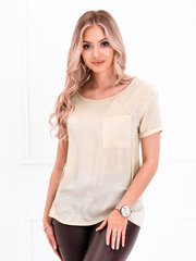 блузка llr018 - бежевая цена и информация | Женские блузки, рубашки | kaup24.ee