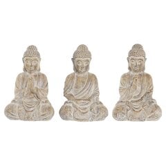 Dekoratiivkuju DKD Home Decor Vanutatud viimistlus Kuldne Pruun Buddha Idamaine Magneesium (30,5 x 24 x 45 cm) (3 Ühikut) hind ja info | Sisustuselemendid | kaup24.ee