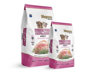 Kuivtoit koertele Magnum Dog Iberian Pork, puppy & junior, 3 kg hind ja info | Kuivtoit koertele | kaup24.ee