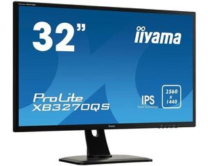 Iiyama XB3270QS-B1, 31.5" цена и информация | Iiyama Мониторы, стойки для мониторов | kaup24.ee