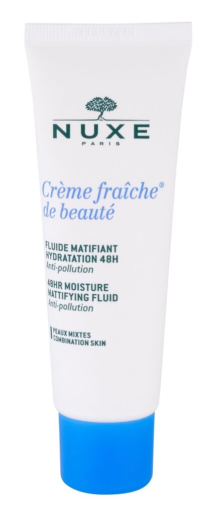 NUXE Creme Fraiche de Beauté 48HR Moisture Mattifying Fluid päevakreem naistele 50 ml цена и информация | Näokreemid | kaup24.ee