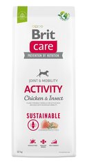 Brit Care Sustainable Activity Chicken&Insect koeratoit 12kg цена и информация | Сухой корм для собак | kaup24.ee