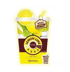 Energiat andev näomask sidruni ja laimiga Mediheal Vita Lemon Lime 20 ml, 1 tk цена и информация | Маски для лица, патчи для глаз | kaup24.ee